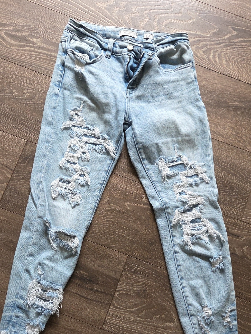 KanCan Light Blue Ripped Skinny Jeans